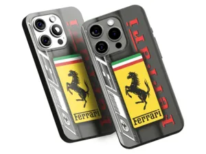 Ferrari Étui Silicone Smartphone Design Robuste Stylé